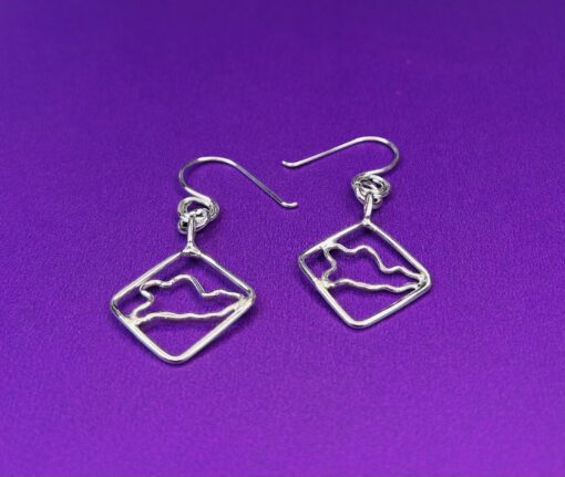 St. Croix in Square Earrings - Image 2