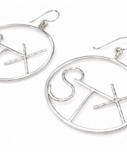 Alternative view of STX Hoop Earrings (Large)