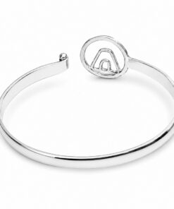 Alternative view of Sugar Mill in Textured Circle Bracelet