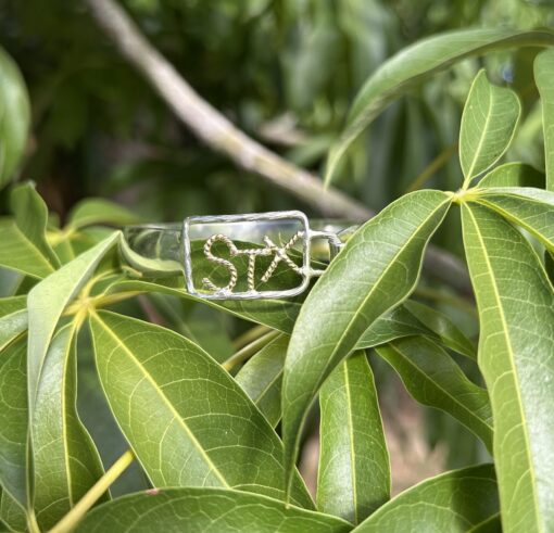 Gold STX & Sterling Silver Rectangle Bracelet - Image 4