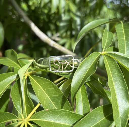 Gold STX & Sterling Silver Rectangle Bracelet - Image 3