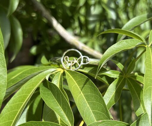 Gold and Sterling Silver STX Bracelet