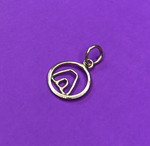 14K Gold Sugar Mill Pendant - Image 2