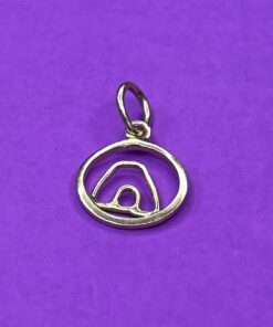 14K Gold Sugar Mill Pendant