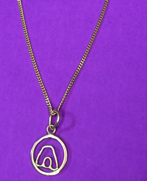 14K Gold Sugar Mill Pendant - Image 5
