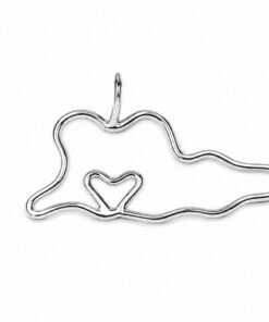 St. Croix with Heart Pendant